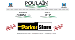 Desktop Screenshot of poulain-sarl.com